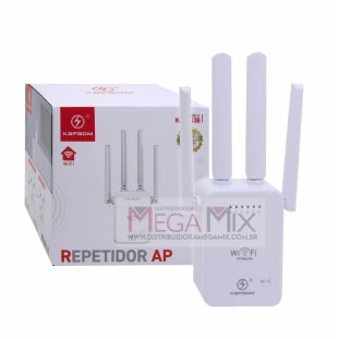 Repetidor de Sinal WI-FI 2.4GHz KA-X338 - Kapbom