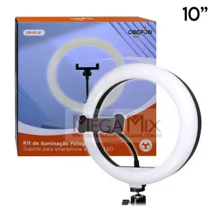 Iluminador Ring Light 10'' (Sem Tripé) OR-PL10