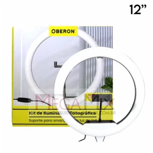 Iluminador Ring Light 12'' sem Tripé OR-PL300 - Oberon