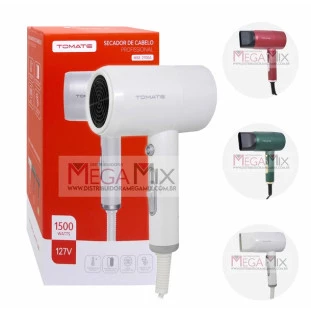Secador de Cabelo Profissional 1500W 127V MSE-2700A - Tomate