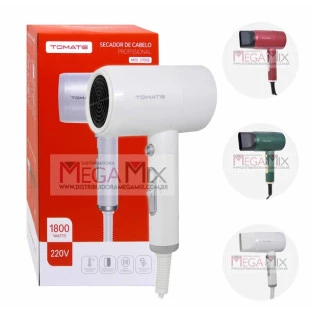 Secador de Cabelo Profissional 1800W 220V MSE-2700B - Tomate