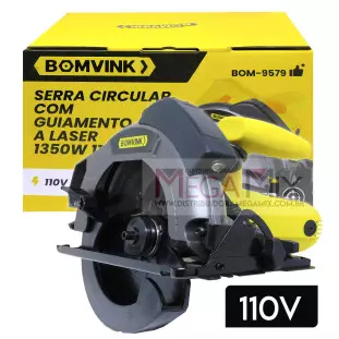 Serra Circular com Guia a Laser 110V BOM-9579 - Bomvink