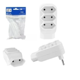 Adaptador de 4 Tomadas Bipolar SL6011 - Knup