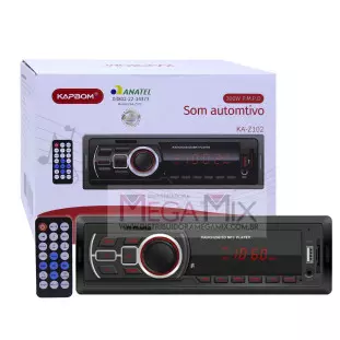 Som Automotivo com Bluetooth 300W KA-Z102 - Kapbom