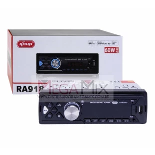 Som Automotivo com Bluetooth 60W KP-RA918 - Knup