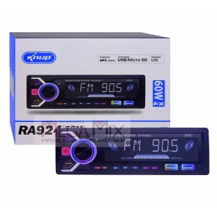 Som Automotivo com Bluetooth 60W KP-RA924 - Knup