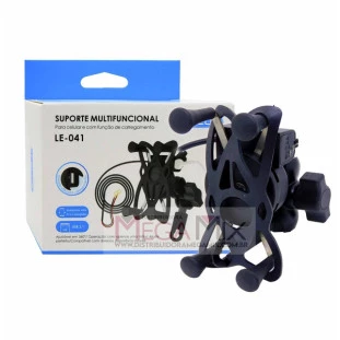 Suporte para Moto com Carregador USB LE-041 - It-Blue