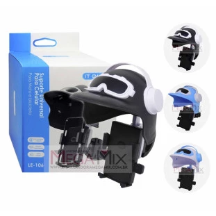 Suporte de Celular para Moto e Bicicleta com Proteção LE-106 - It-Blue