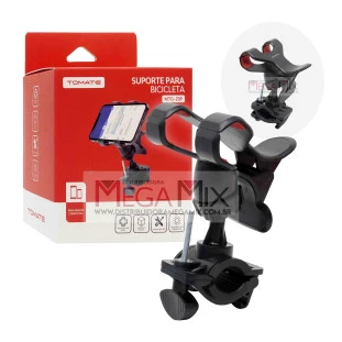 Suporte de Celular para Moto e Bicicleta MTG-209 -Tomate