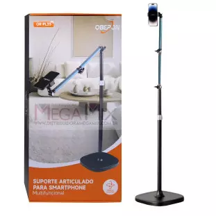 Suporte Pedestal Articulado para Celular OR-PL33 - Oberon