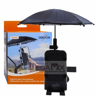 Suporte de Celular para Moto e Bicicleta com Proteção (Retrovisor) OR-SP25 - Oberon 