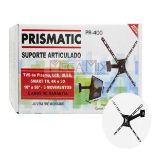 Suporte Articulável para TV 10'' a 56'' PR-400 - Prismatic