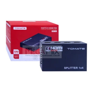 Splitter HDMI 1x4 Full HD 1080P MTV-114 - Tomate