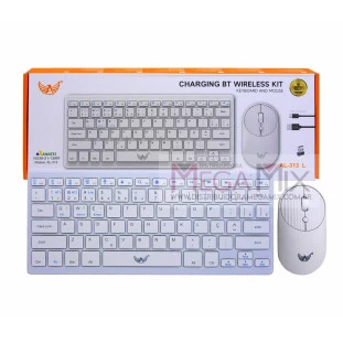 Kit Teclado e Mouse Bluetooth Recarregável AL-313 L - Altomex