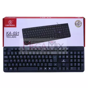 Teclado com Fio USB KA-691 - Kapbom