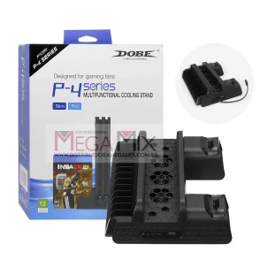 Base Multifuncional com Cooler e Carregador de Controle p/ PS4 TP4-882 - Dobe 