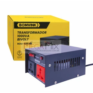 Transformador 1000VA Bivolt BOM-9301 - Bomvink