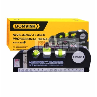 Trena com Nível a Laser BOM-6201 - Bomvink