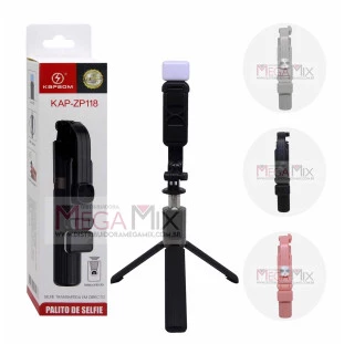 Bastão de Selfie com Controle KAP-ZP118 - Kapbom