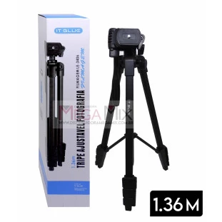 Tripé para Câmera 1.36M LE-3406 - It-Blue