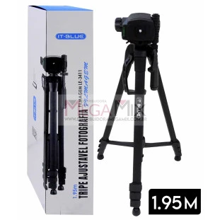 Tripé para Câmera 1.95M LE-3411 - It-Blue
