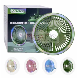 Mini Ventilador Portátil com LED RGB BBG-70020