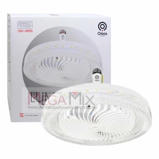 Ventilador de Teto com Lâmpada LED OIH-4956 - Oásis