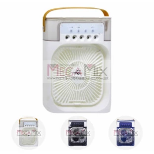 Mini Ventilador e Umidificador Portátil de Mesa 600ml  YL-20109