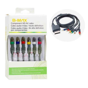 Cabo Áudio e Vídeo Xbox 360 Componente BM505/ FR-304A - B-Max
