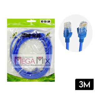 Cabo de Rede RJ45 3M XC-CR-3M - X-Cell