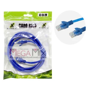 Cabo de Rede RJ45 2M XC-CR-2M - X-Cell